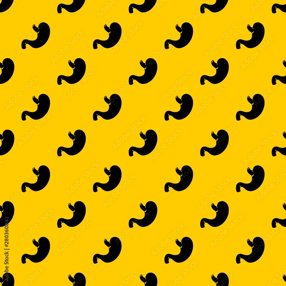 Poster stomach pattern seamless vector repeat geometric yellow for any design