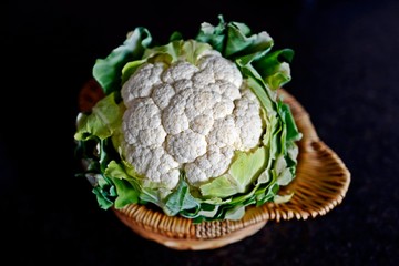 fresh cauliflower for healthy cooking at home