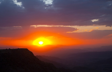 Atardecer en Lalibela, Etiopia, Africa