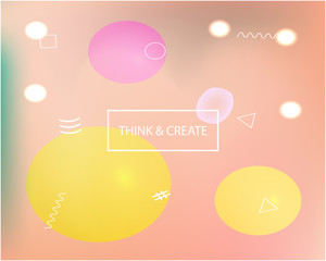 Modern concept in color pattern.