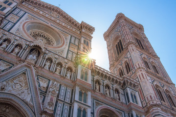 Fototapeta premium Florence, Italy. Florence Duomo Cathedral (Cattedrale Santa Maria del Fiore, Cathedral of Saint Mary of the Flowers)