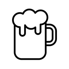 beverage editable outline icon.