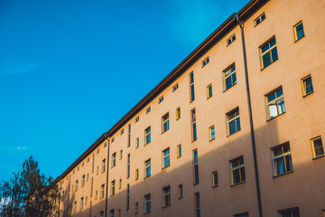 Fototapeta premium Typical apartment building in central Berlin