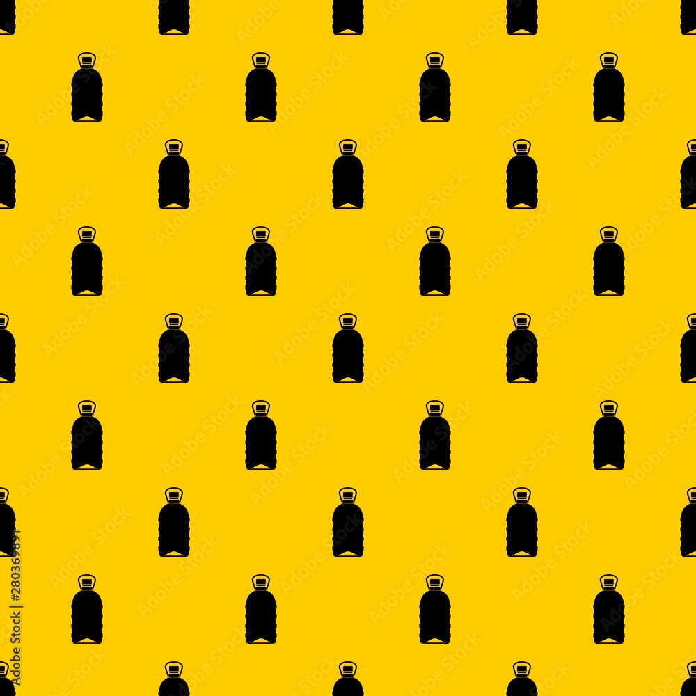 Poster big bottle pattern seamless vector repeat geometric yellow for any design