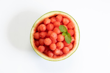 Fresh watermelon slices