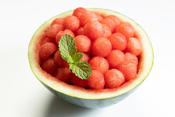 Fresh watermelon slices