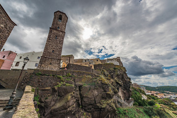 Castelsardo, in the northwest of Sardinia island, Italy.