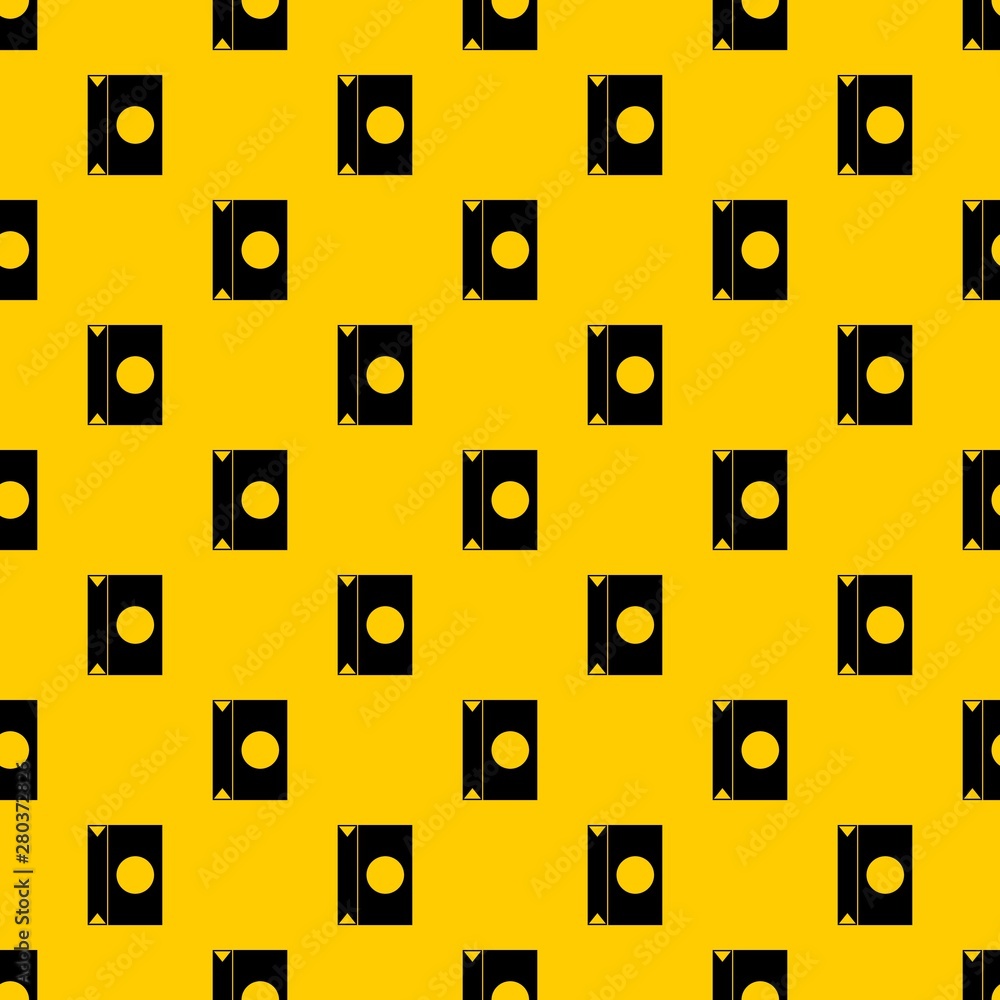 Poster big package pattern seamless vector repeat geometric yellow for any design