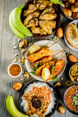 West african food assortment