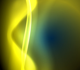 Shiny color bright neon abstract wave template. Abstract bright light. Neon light glowing effect. Space background. Abstract shape