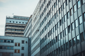 house at east berlin, germany on a cloudy day