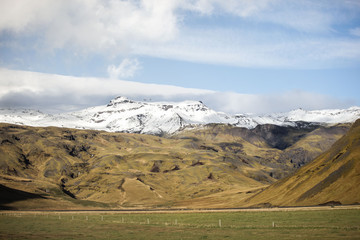 Terre volcanique en islande