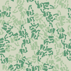 Forest camouflage of various shades of green colors
