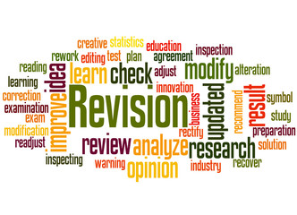 Revision word cloud concept 2