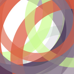 Abstract Generative Art color distributed circle donut figures background illustration