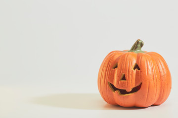 Jack O Lantern On White Background