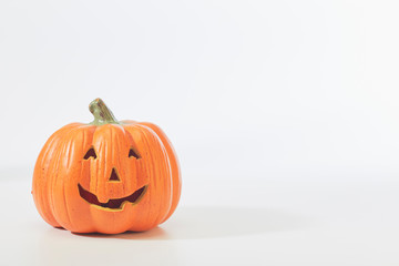 Jack O Lantern On White Background