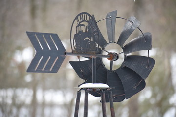 Windmill in the Snow