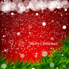 Simple christmas background with snowfakes - 280393014