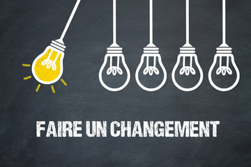 Fototapeta premium Faire un changement