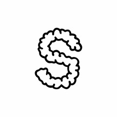 Cloud Vector Logo Letter Illustration S