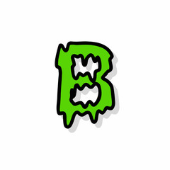 Slimy Vector Logo Illustration B