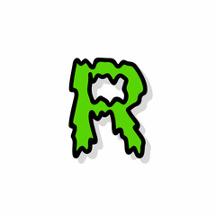 Slimy Vector Logo Illustration R