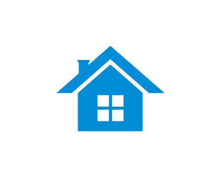 home Flat icon vector