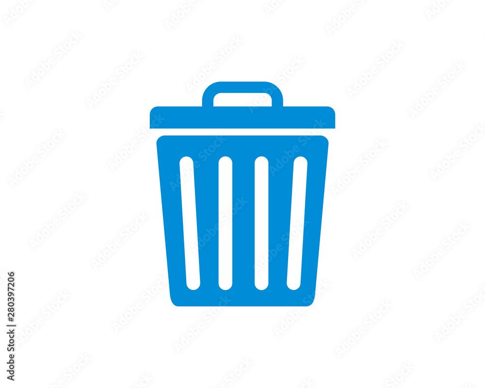Poster trash icon, delete symbol vector. symbol for web site computer and mobile vector.