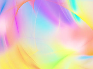 rainbow abstract fractal background 3d rendering illustration