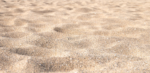 Sand texture on the beach