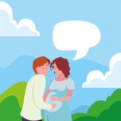 couple pregnancy and maternity design