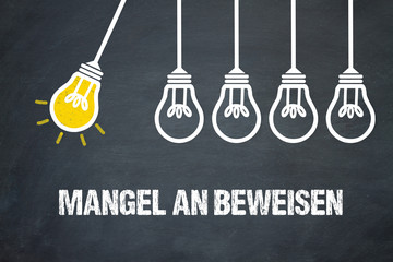 Mangel an Beweisen