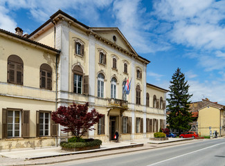 Fototapeta na wymiar Rathaus Altstadt Pazin, Kroatien