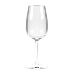 Wine glass. 3d rendering illustration