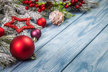 Image with christmas decorations.