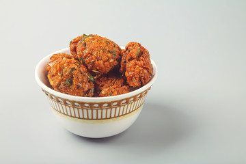 Indian Traditional Banana Flower Vadai