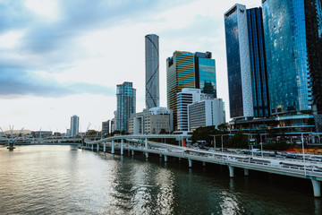 Obraz premium Brisbane Queensland Australia Krajobraz miasta