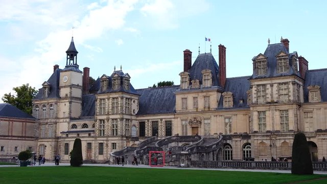 Palace and castle of Chantilly, France
