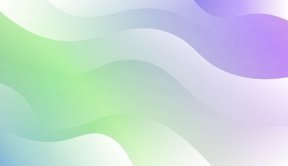 Wave Modern Background. For Business Presentation Wallpaper, Flyer, Cover. Vector Illustration with Color Gradient.