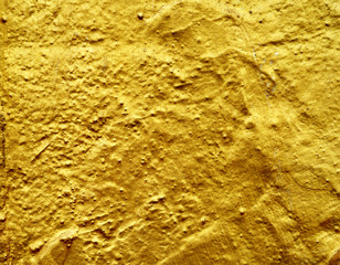 Gold wall abstract background and texture .