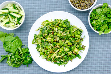 Healthy Fresh Green Summer Salad