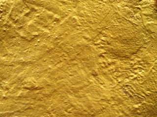 Gold wall abstract background and texture .