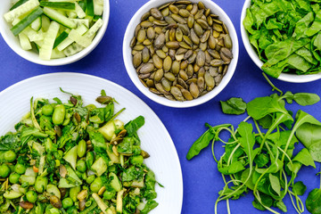 Healthy Fresh Green Summer Salad