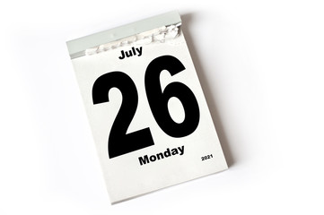 26. July 2021