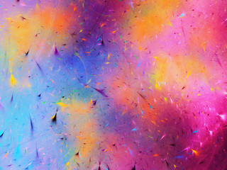 purple abstract fractal background 3d rendering illustration