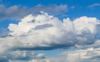 Obraz premium blue sky and white clouds