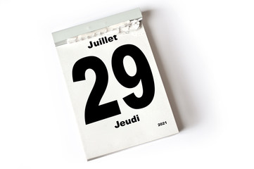 29. Juillet 2021