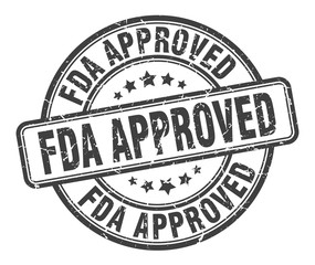 fda approved stamp. fda approved round grunge sign. fda approved