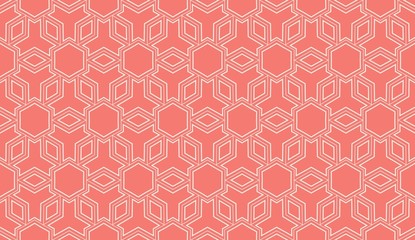 Red . abstract seamless geometries pattern. for wallpaper. design page fill. Vector illustration.